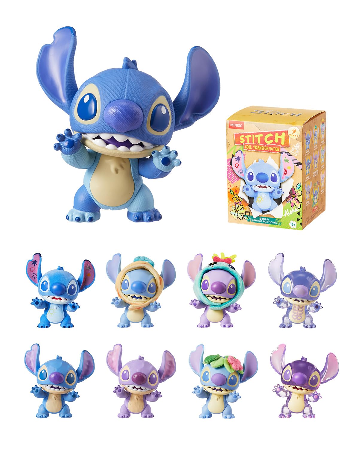 Amazon.com: MINISO Disney Lilo & Stitch Toy Surprise Box Figure